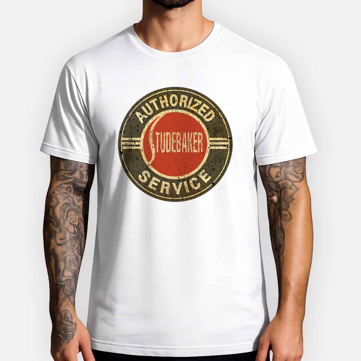 Maturelion Authorized Studebaker Service - Vintage Style Cotton T-shirt