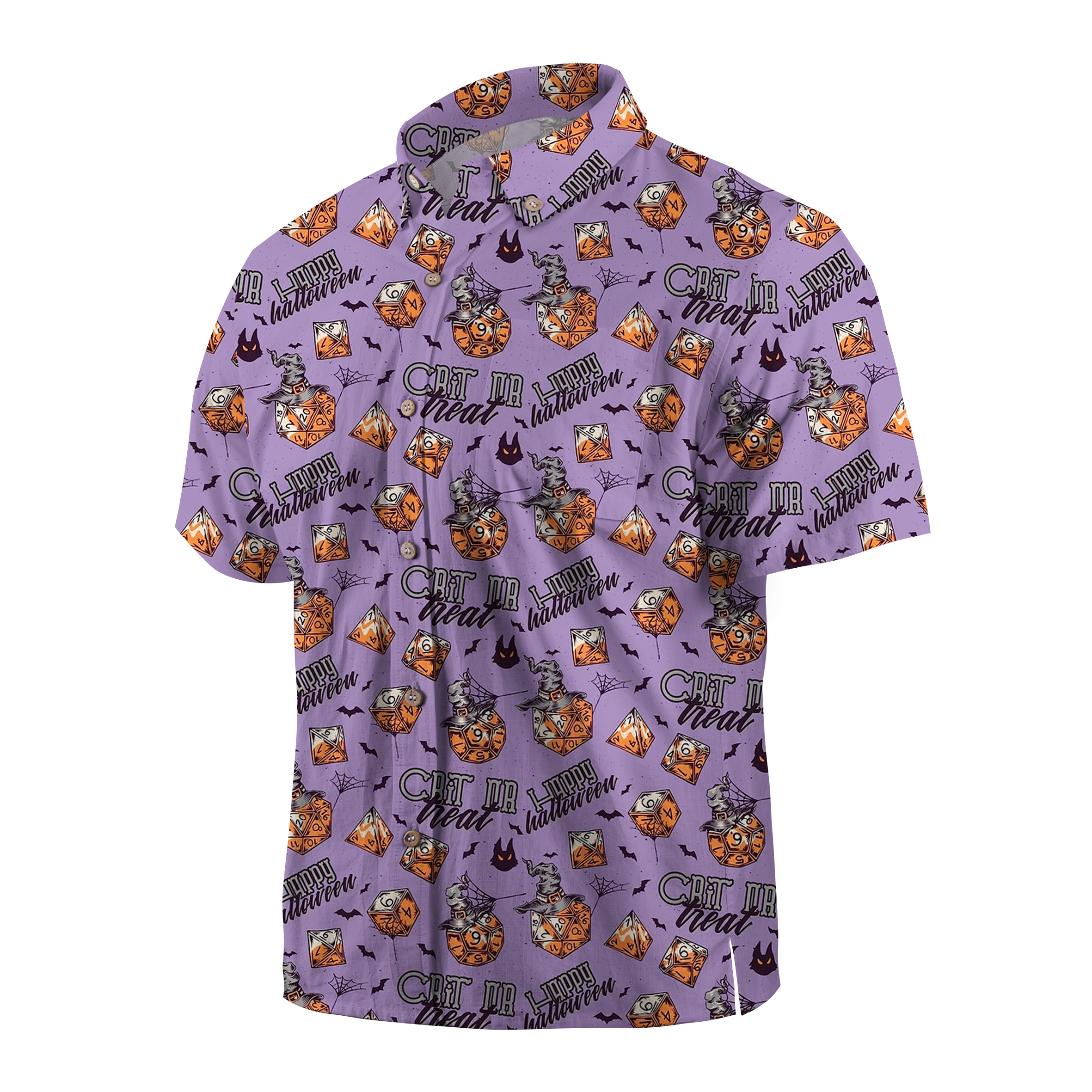 Maturelion D20 dice Halloween Hawaiian Shirt