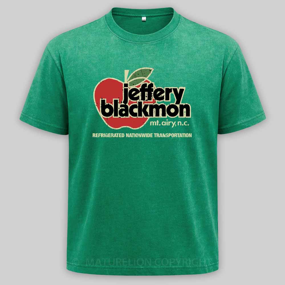 Maturelion Jeffery Blackmon Trucking 1970 Washed T-shirt