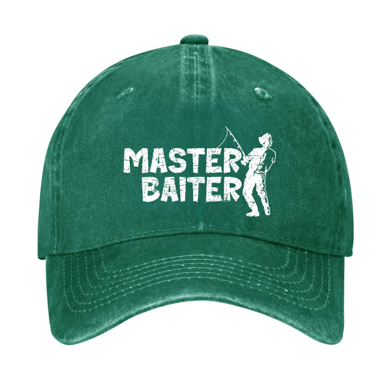 Master Baiter Fishing Baseball Cap -Maturelion