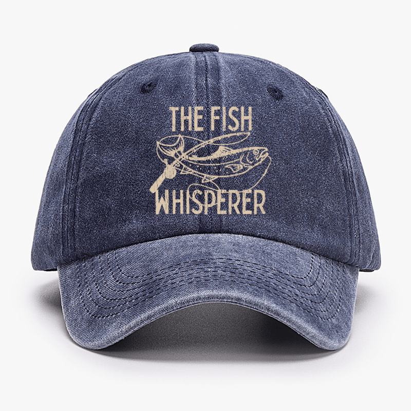 The Fish Whisperer Funny Fishing Cap -Maturelion