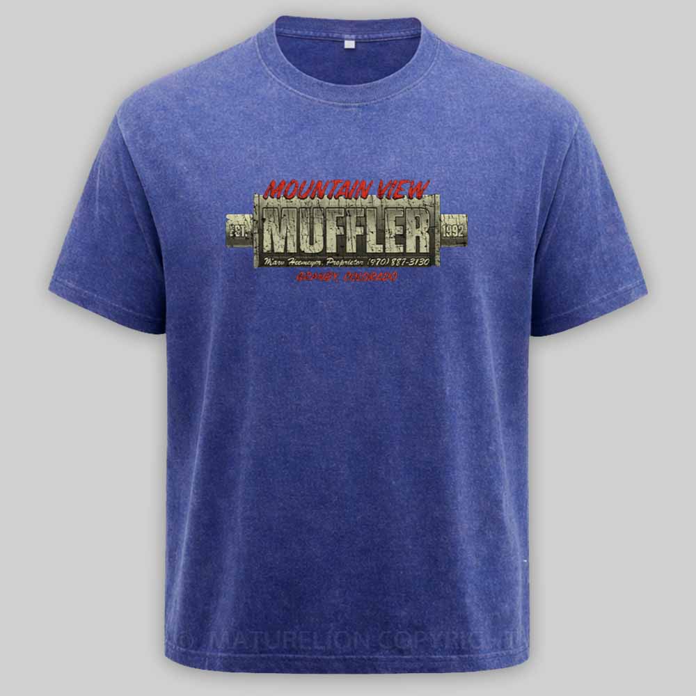 Maturelion Mountain View Muffler 1992 Washed T-shirt