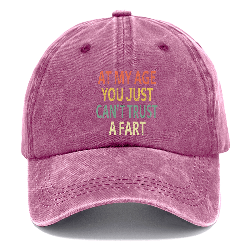 Elderly Funny At My Age You Just Can't Trust a Fart Essential Cap-Maturelion