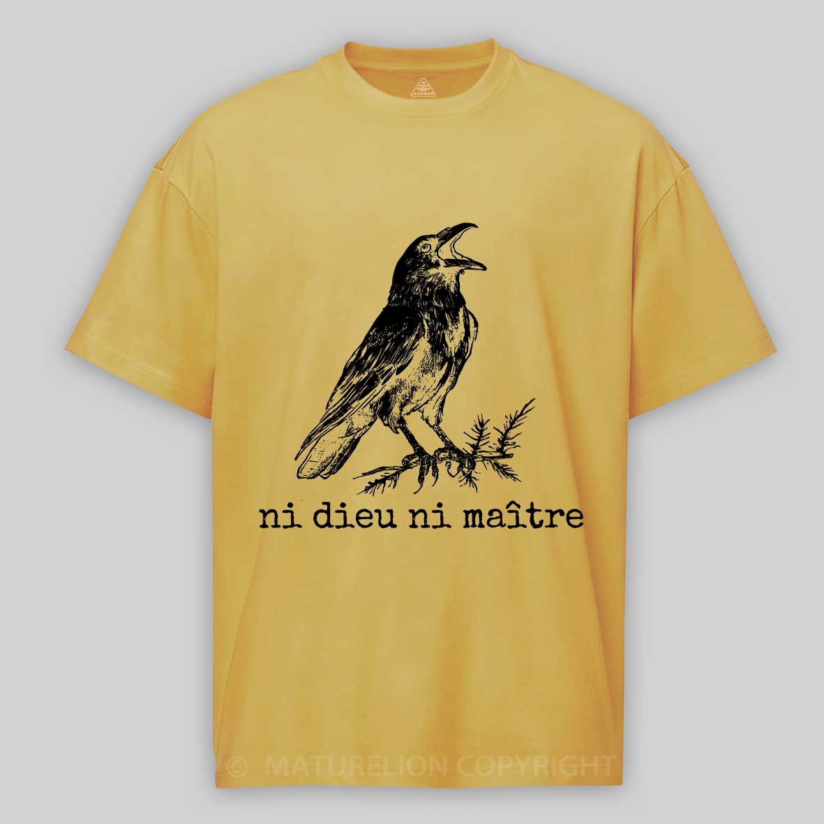 Maturelion Ni Dieu Ni Anti-Authoritarian Cotton T-shirt