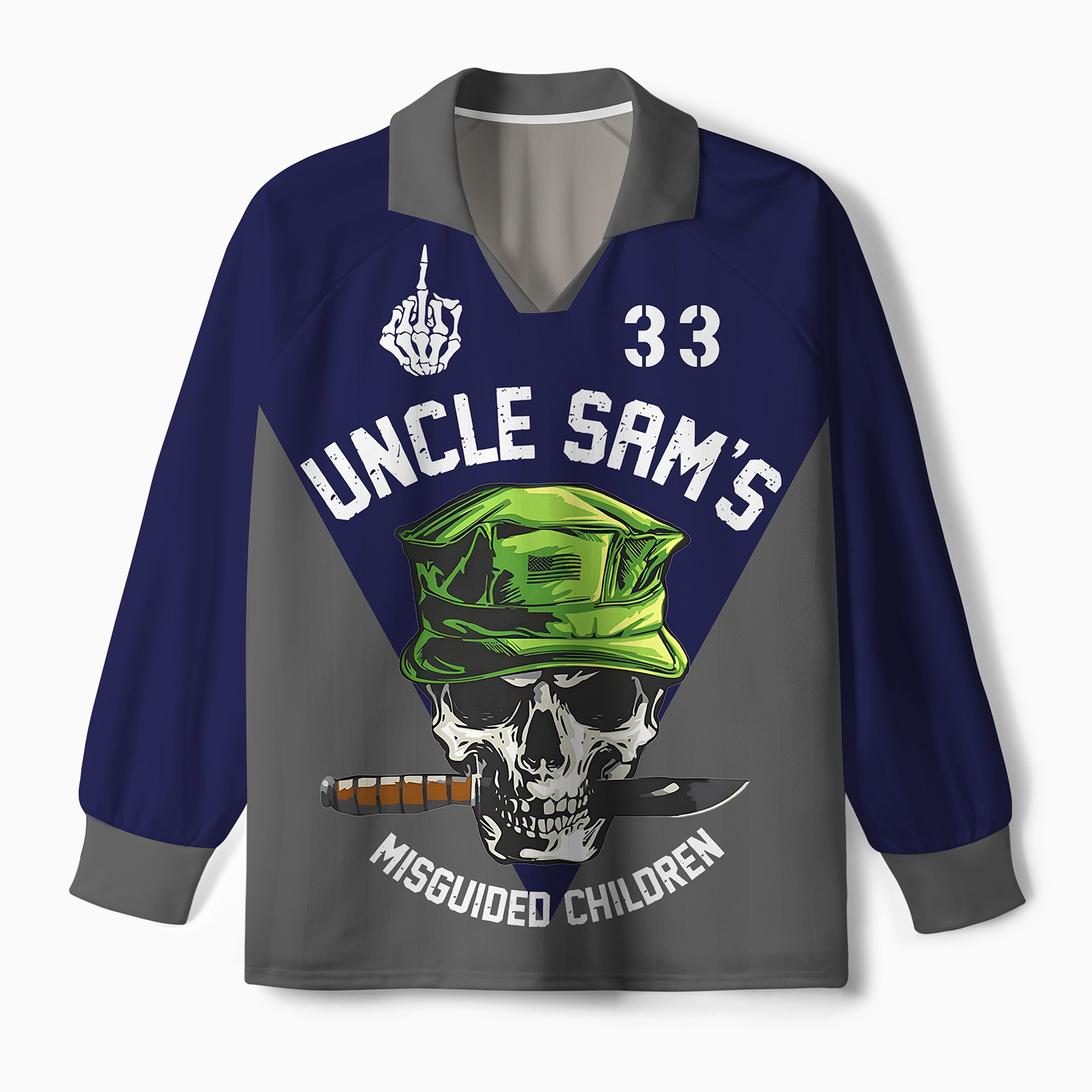 Maturelion Uncle Sam's Misguided Children Sleeve Soccer Jersey