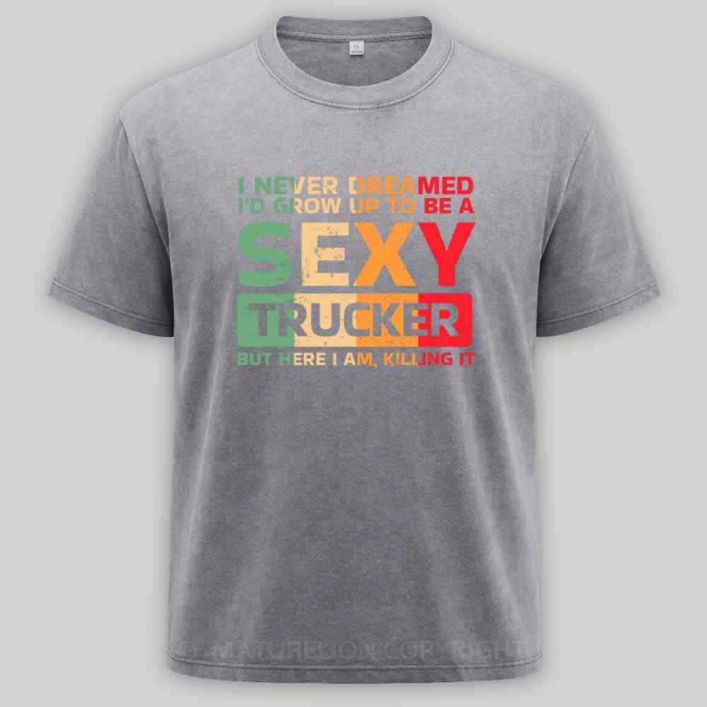 Maturelion trucker Washed T-shirt