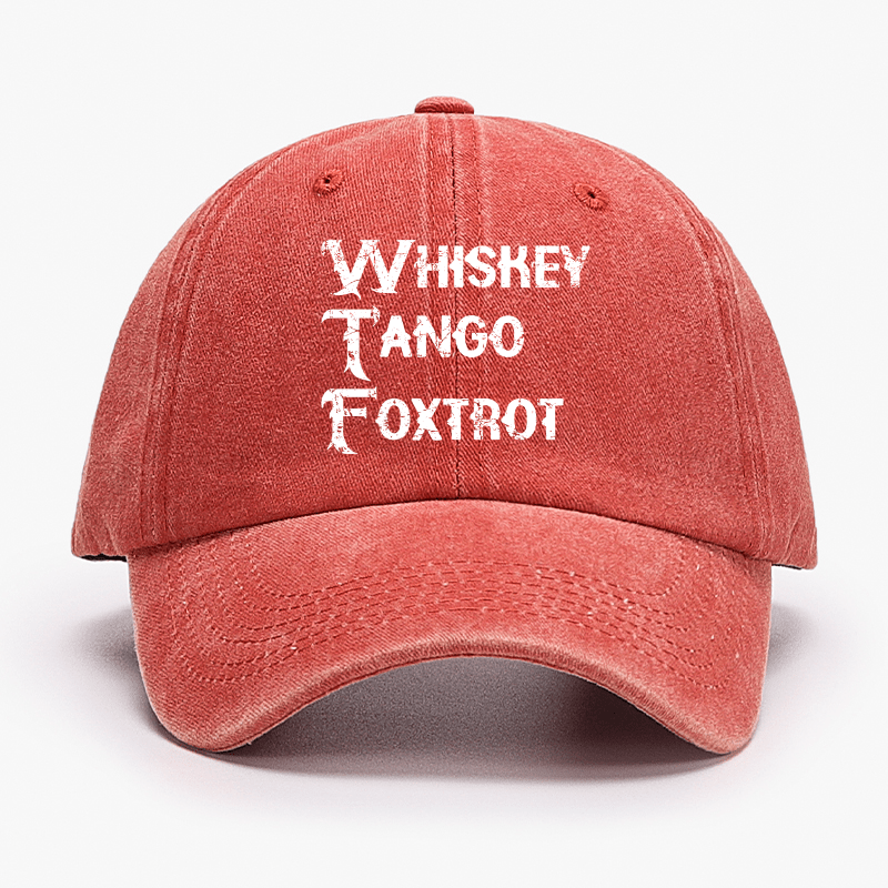 WTF - Whiskey Tango Foxtrot Cap (Free Customization)-Maturelion