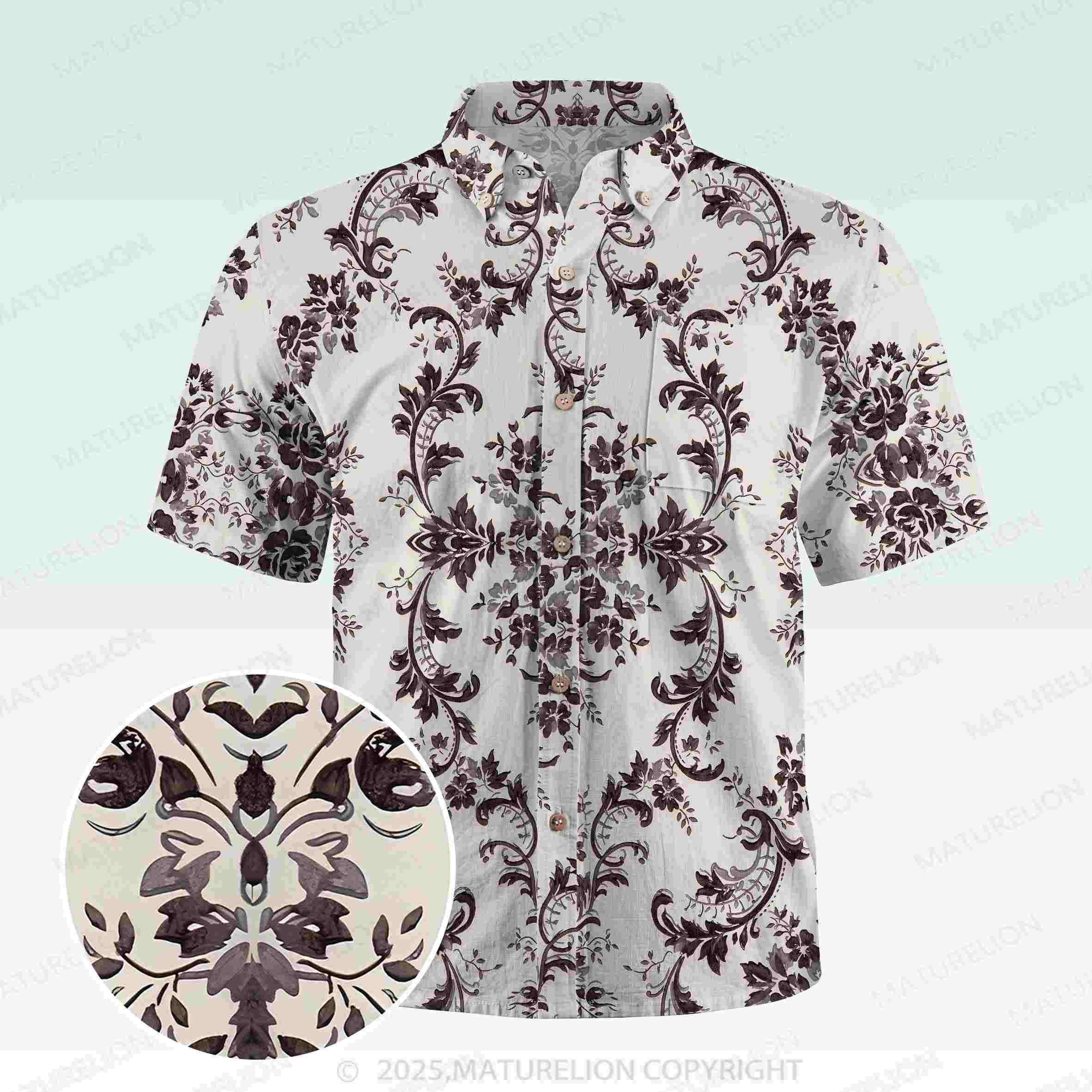 Maturelion Men's Hawaiian Shirt Delightfully Quirky Hawaiian Shirt-Maturelion