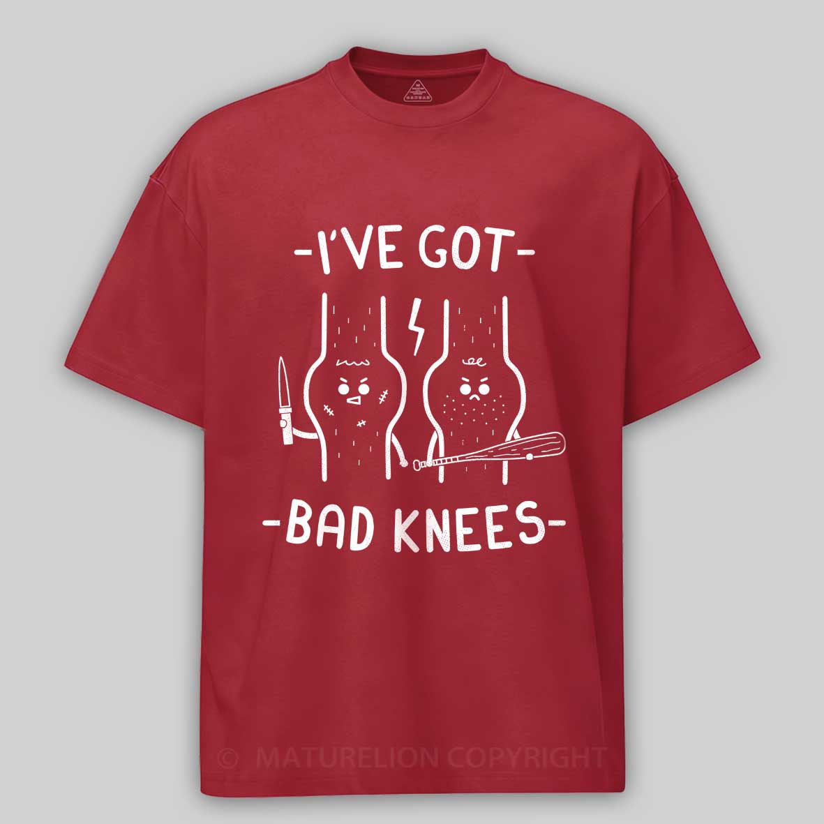 Maturelion Bad Knees Cotton T-shirt