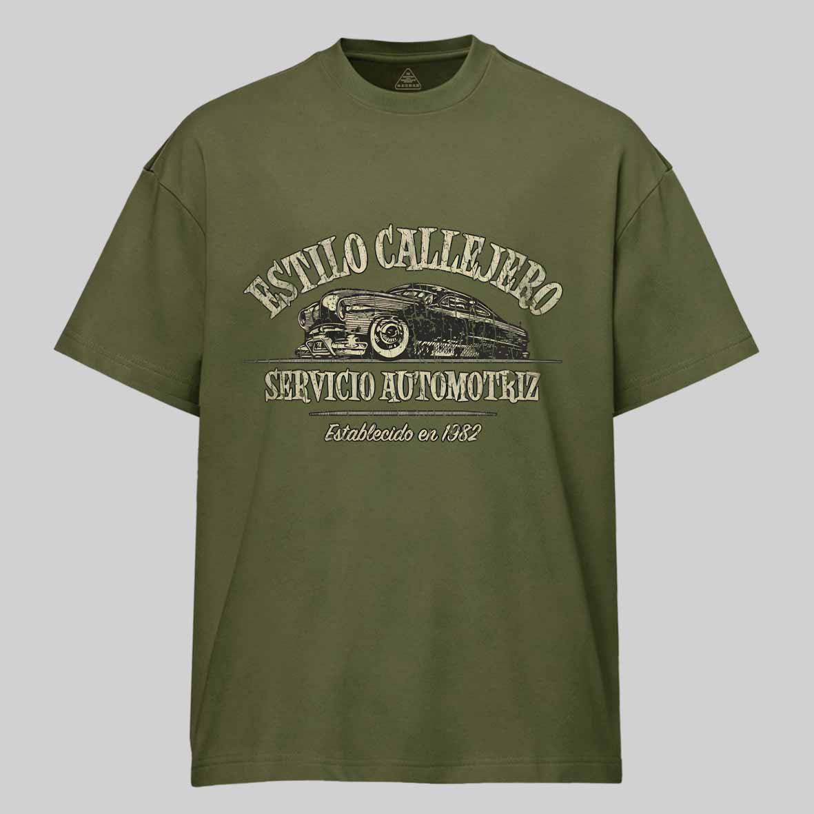 Maturelion Estilo Callejero Servicio Automotriz 1982 Cotton T-shirt