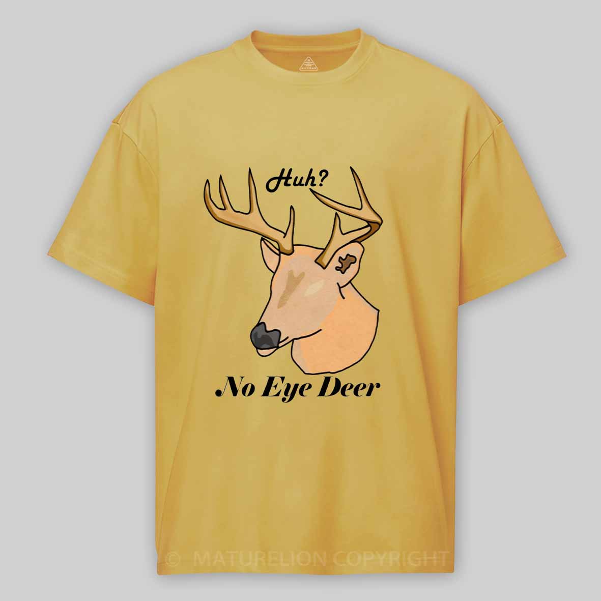 Maturelion No Eye Deer Cotton T-shirt