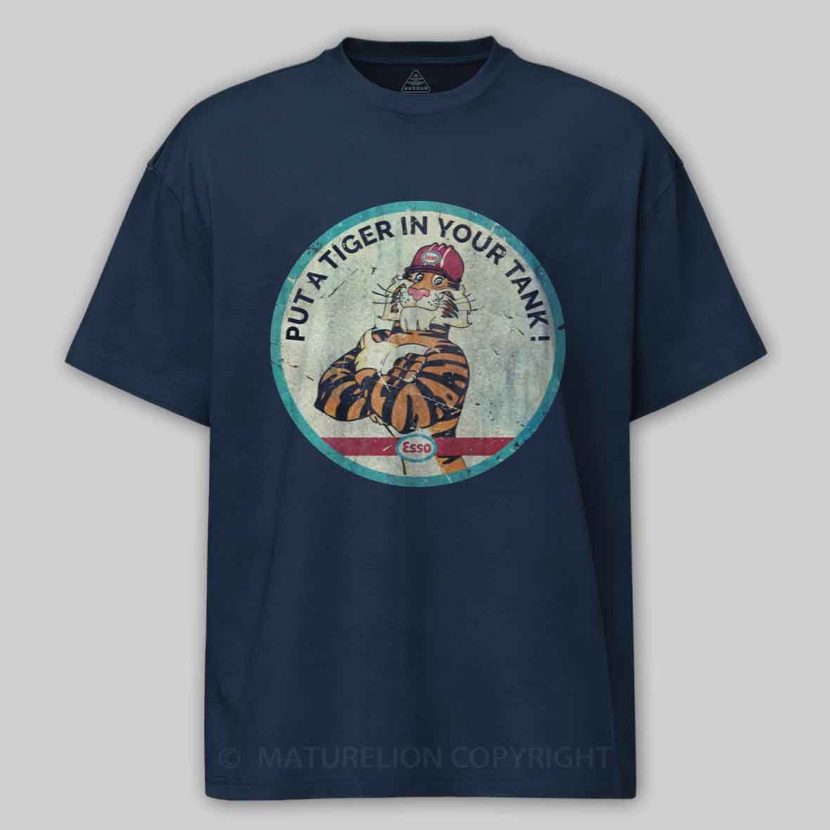 Maturelion Put a Tiger in Your Tank Cotton T-shirt