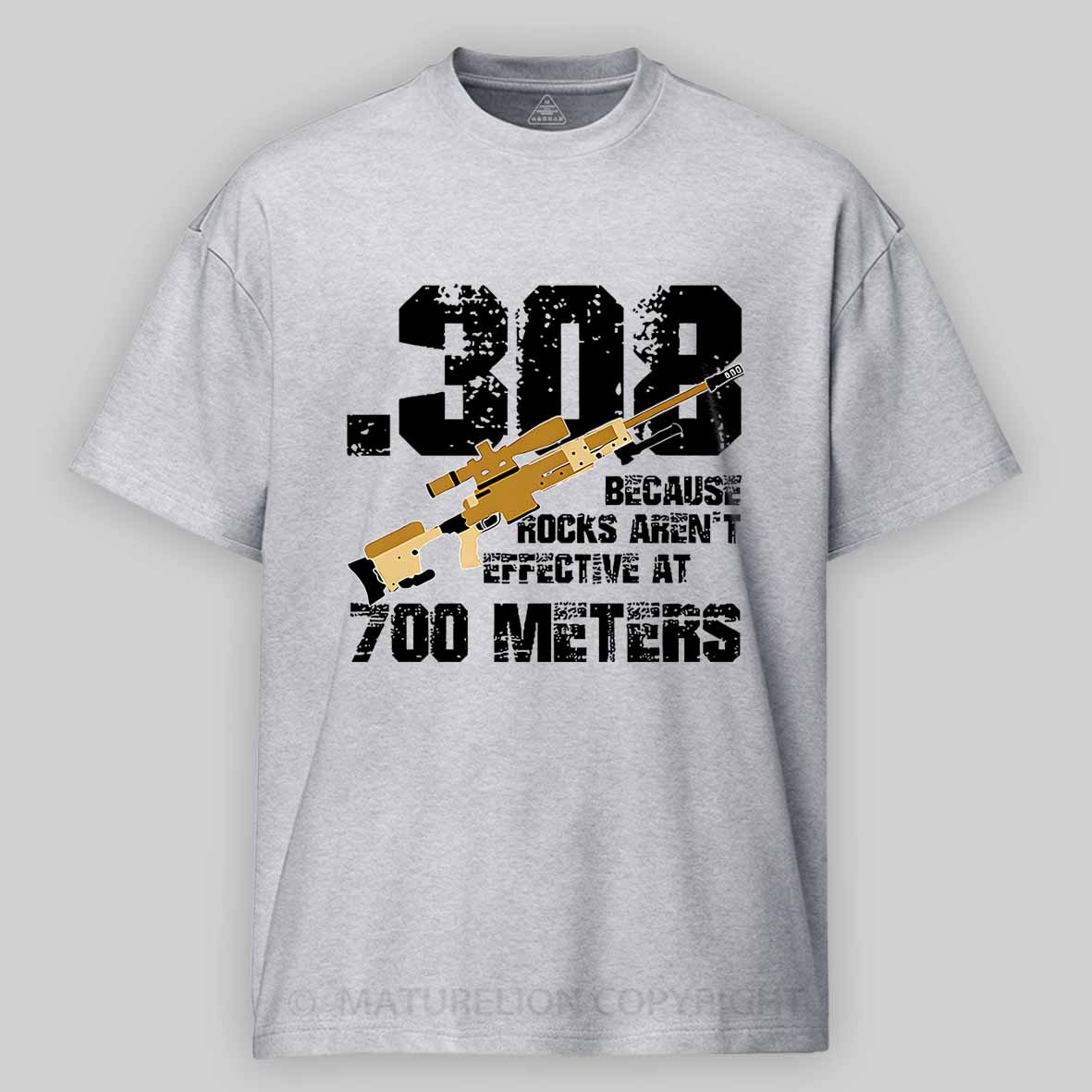 .308 Because Rocks Aren't Effective At 700 Meters