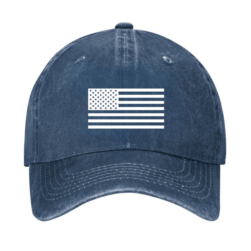 Classic American Flag Print For Men Cap-Maturelion
