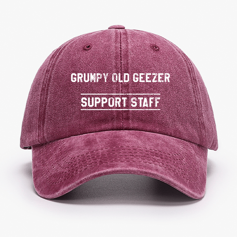 Grumpy Old Geezer Support Staff Cap-Maturelion