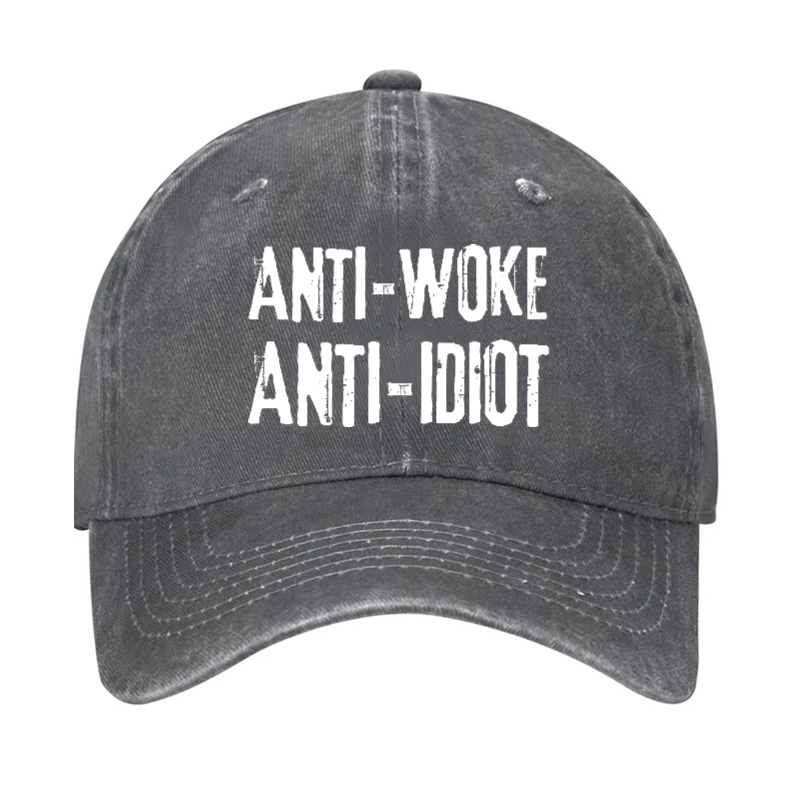 Anti-Woke Anti-Idiot Funny Sarcastic Cap-Maturelion