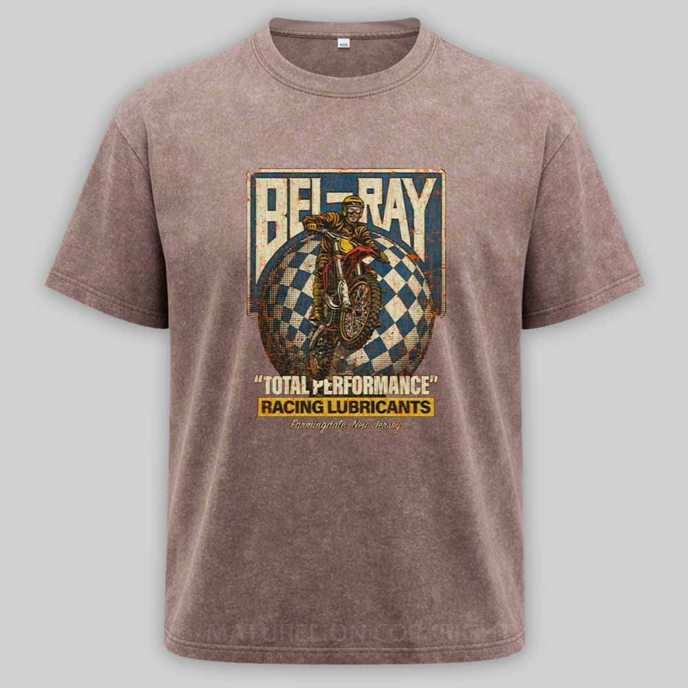 Maturelion Bel-Ray Racing Lubricants 1982 Washed T-shirt