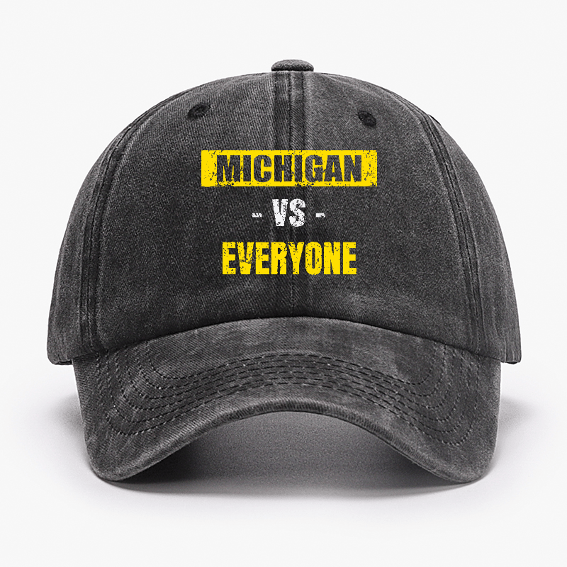 Michigan Vs Everyone Pride Baseball Cap-Maturelion