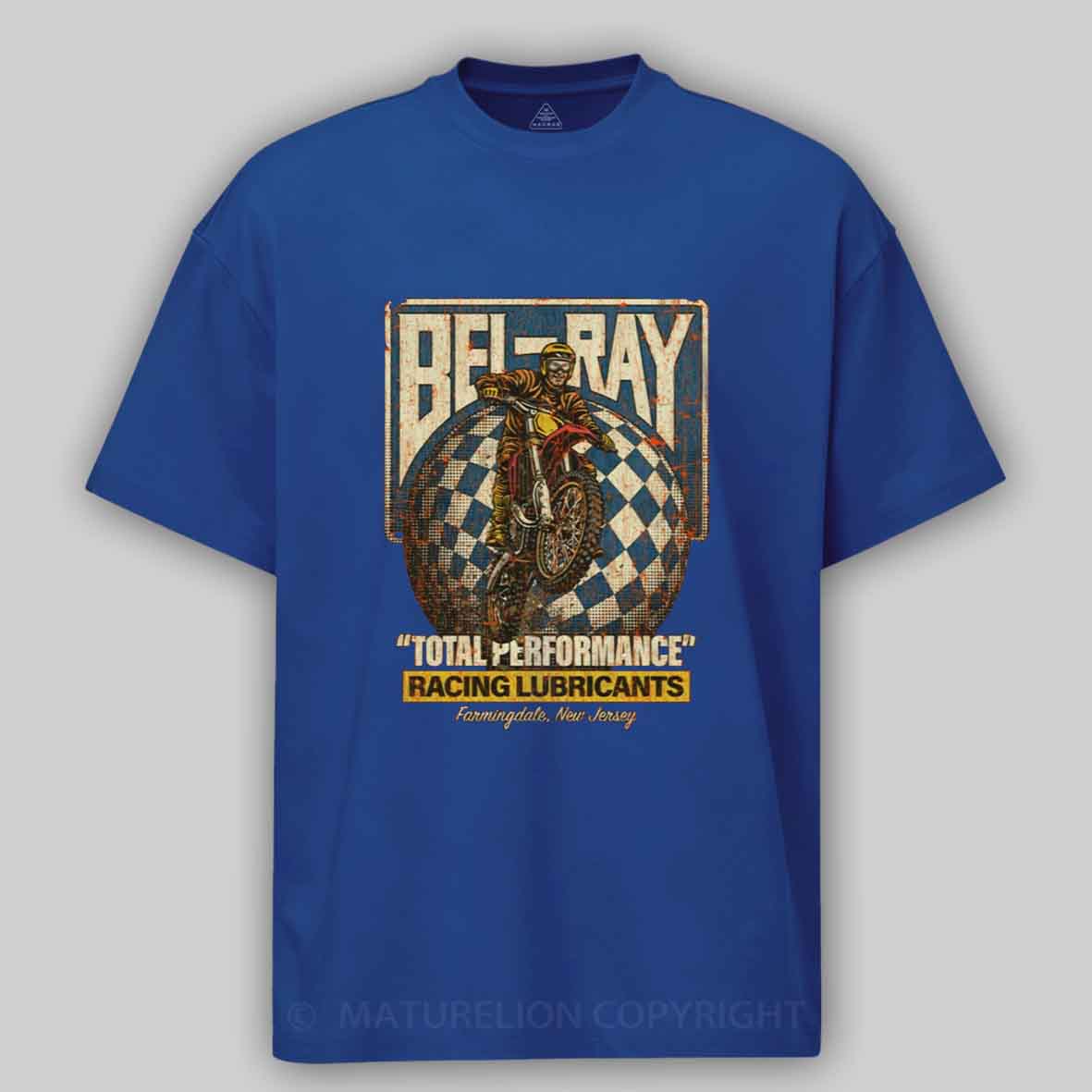 Maturelion Bel-Ray Racing Lubricants 1982 Cotton T-shirt