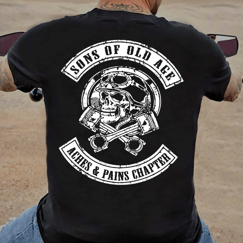 Sons Of Old Age Aches And Pain Chapter Cotton T-shirt (Free Customization)