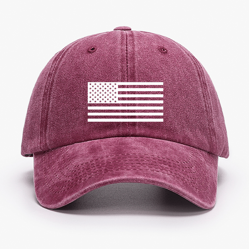 Classic American Flag Print For Men Cap-Maturelion