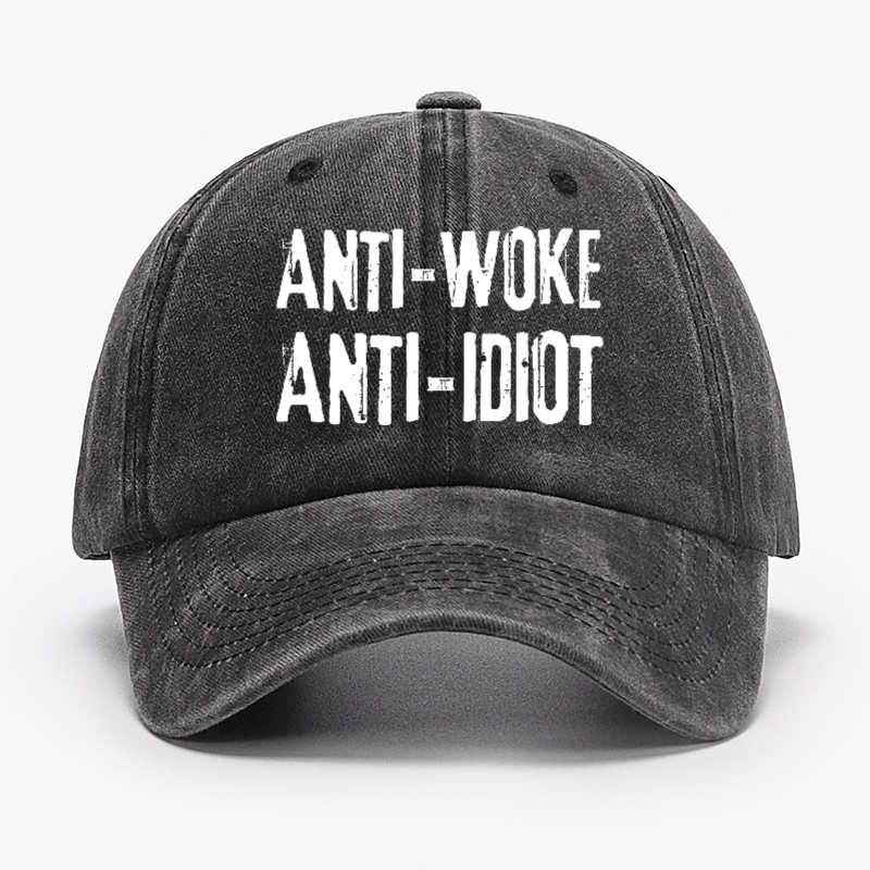 Anti-Woke Anti-Idiot Funny Sarcastic Cap-Maturelion