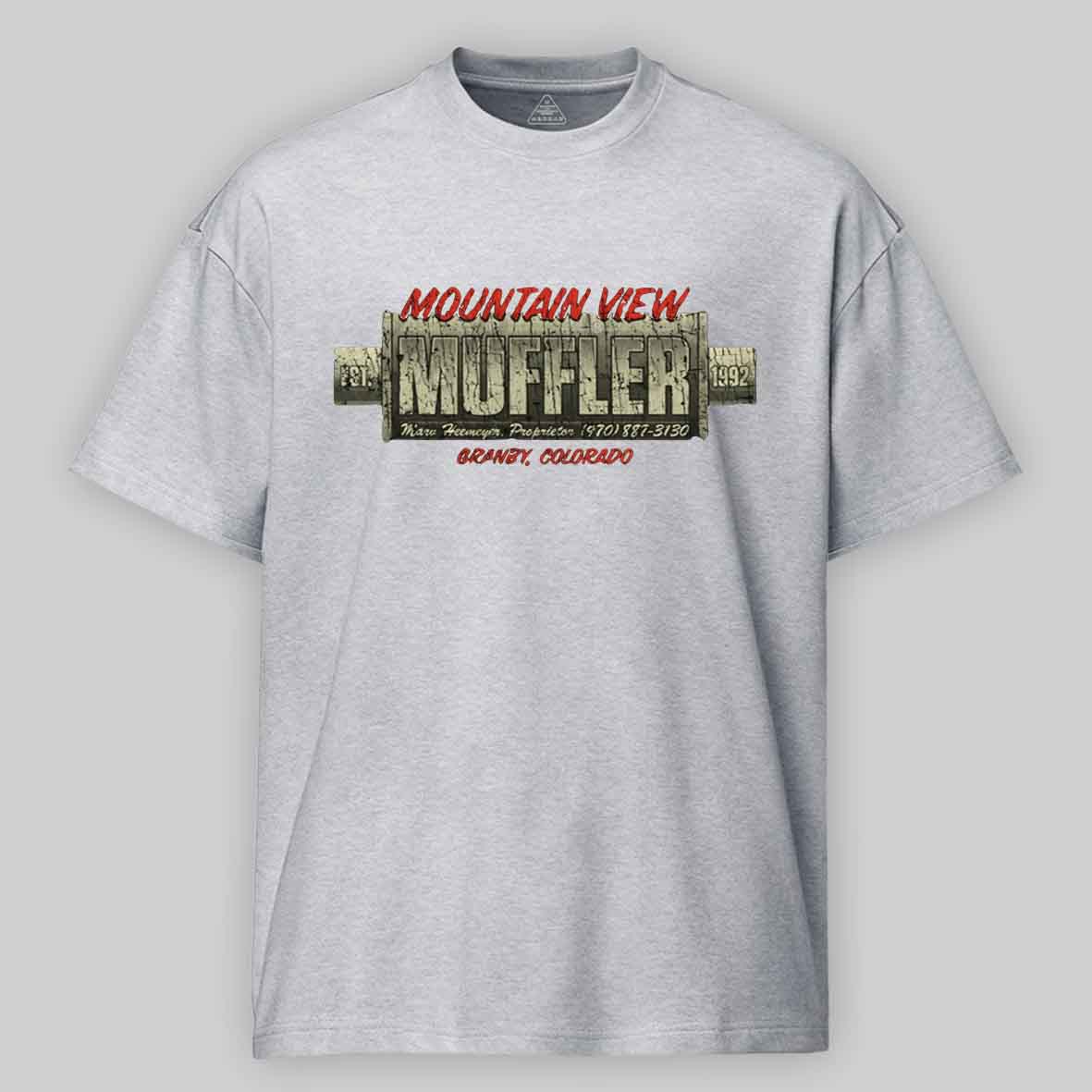 Maturelion Mountain View Muffler 1992 Cotton T-shirt