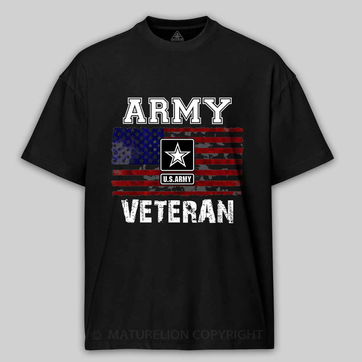 Army U.S.Army Veteran 4th of July Cotton T-shirt