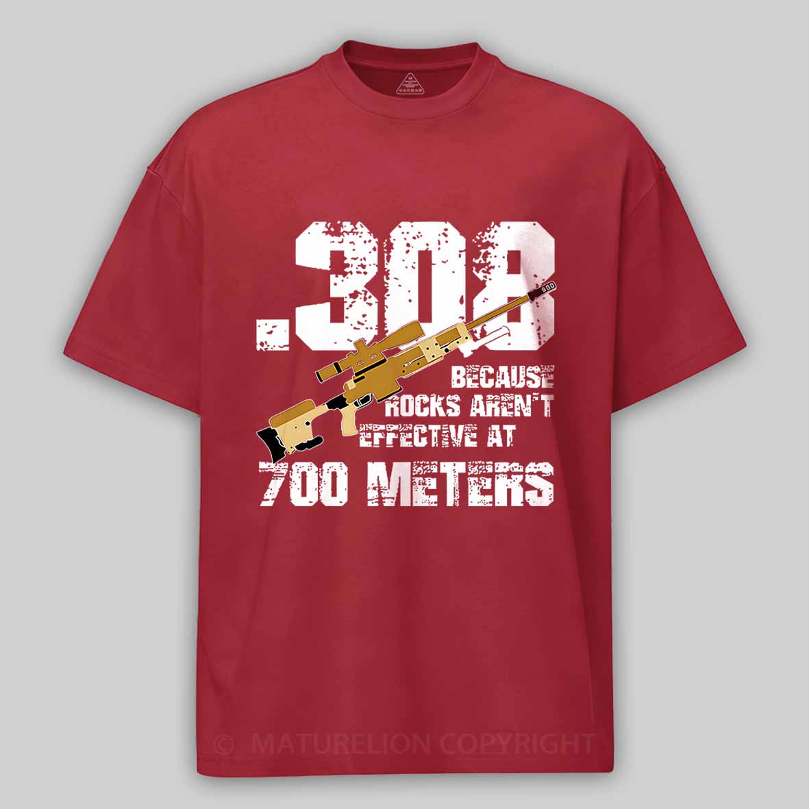 .308 Because Rocks Aren't Effective At 700 Meters