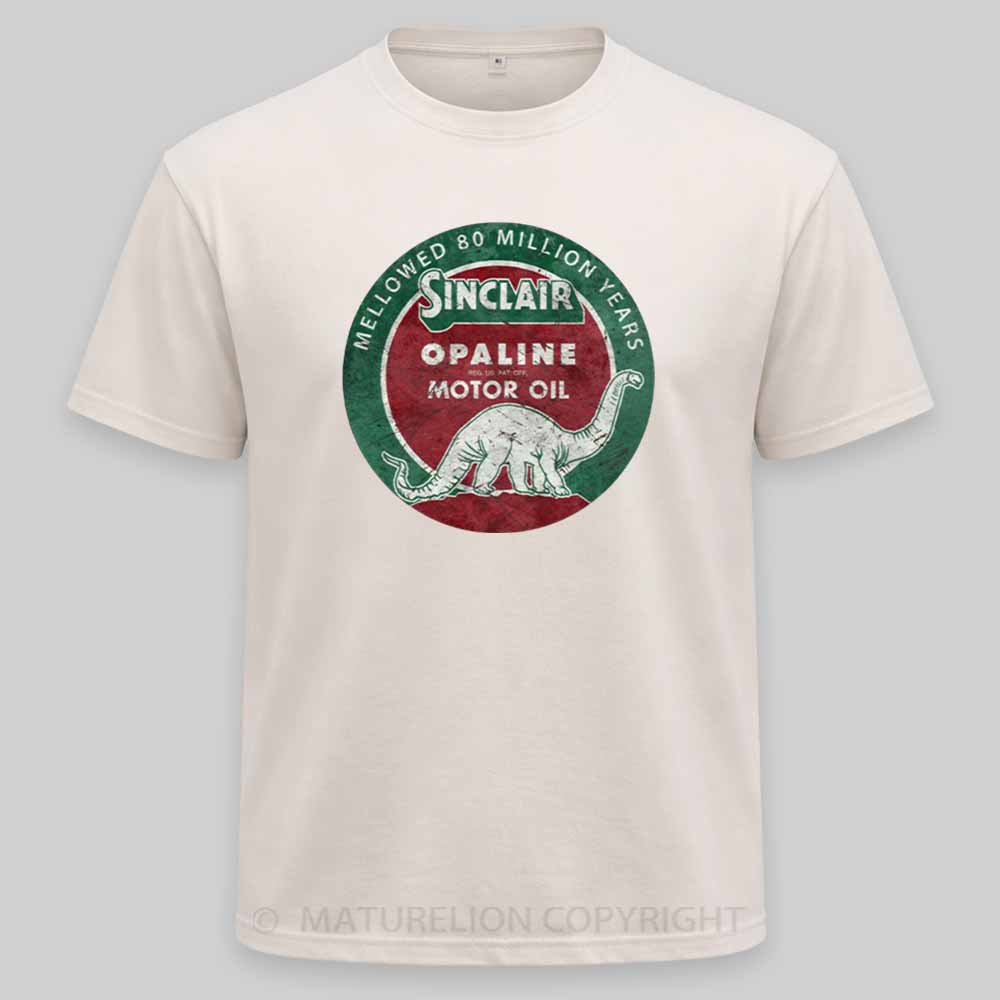 Maturelion Diplodocus Motor Oil V01 Washed T-shirt