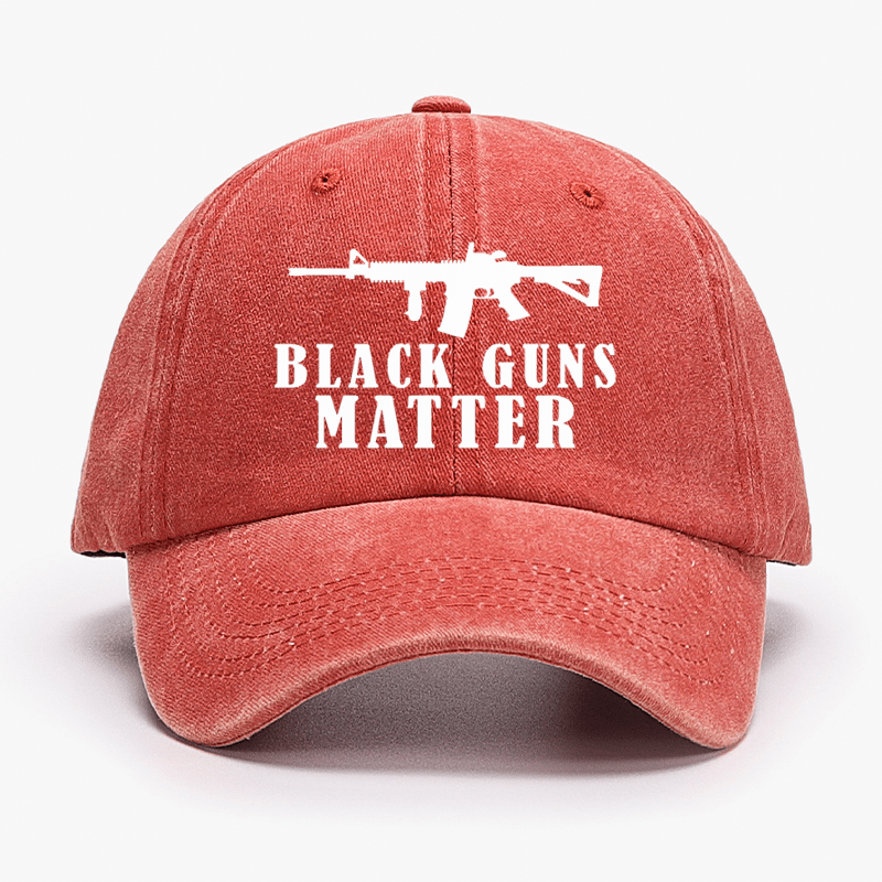 Black Guns Matter Cap (Free Customization)-Maturelion