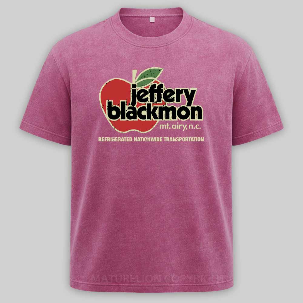Maturelion Jeffery Blackmon Trucking 1970 Washed T-shirt