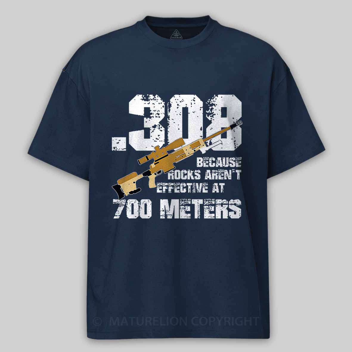 .308 Because Rocks Aren't Effective At 700 Meters