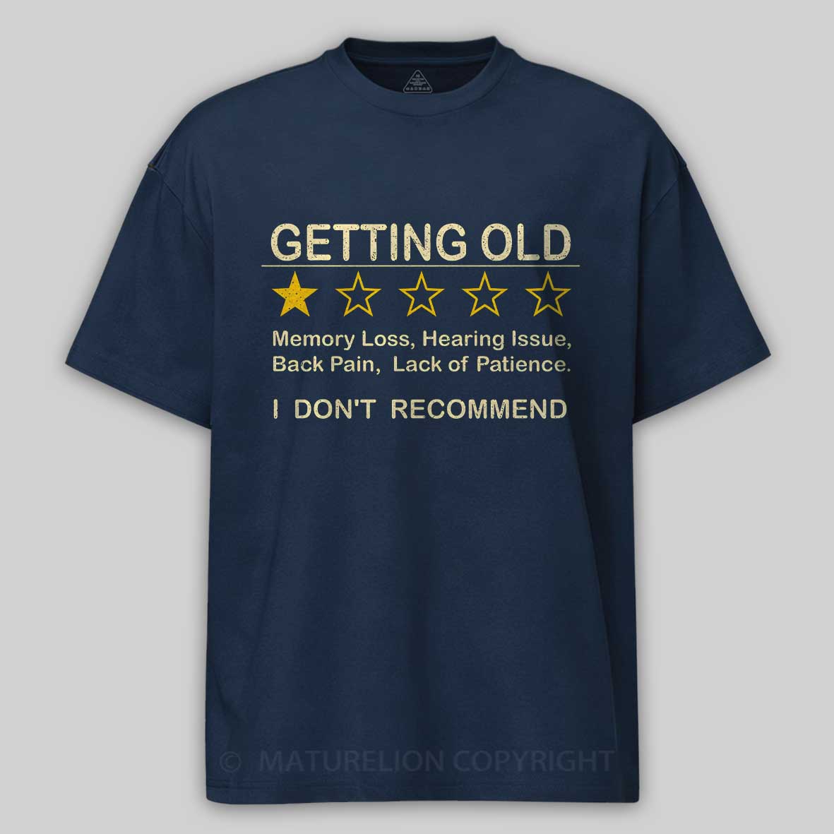 Maturelion Getting Old Cotton T-shirt