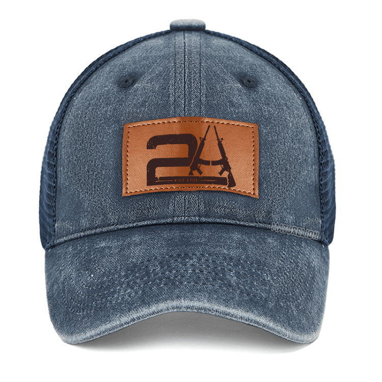 Maturelion 2a Est 1791 Woven Patch Leather Patch Caps-Maturelion
