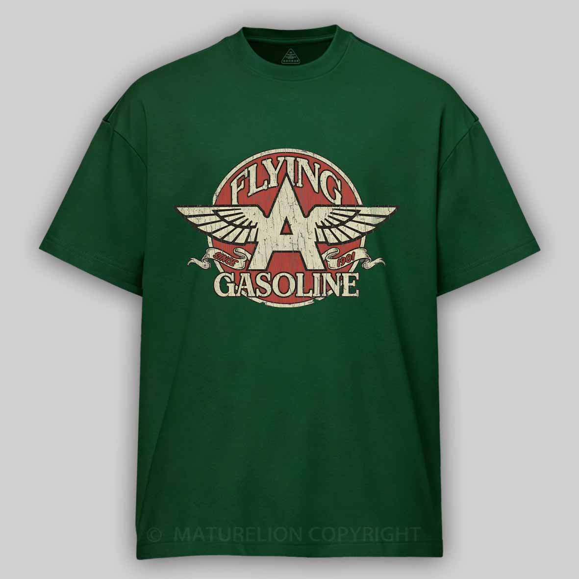 Maturelion Flying A Gasoline 1901 Cotton T-shirt