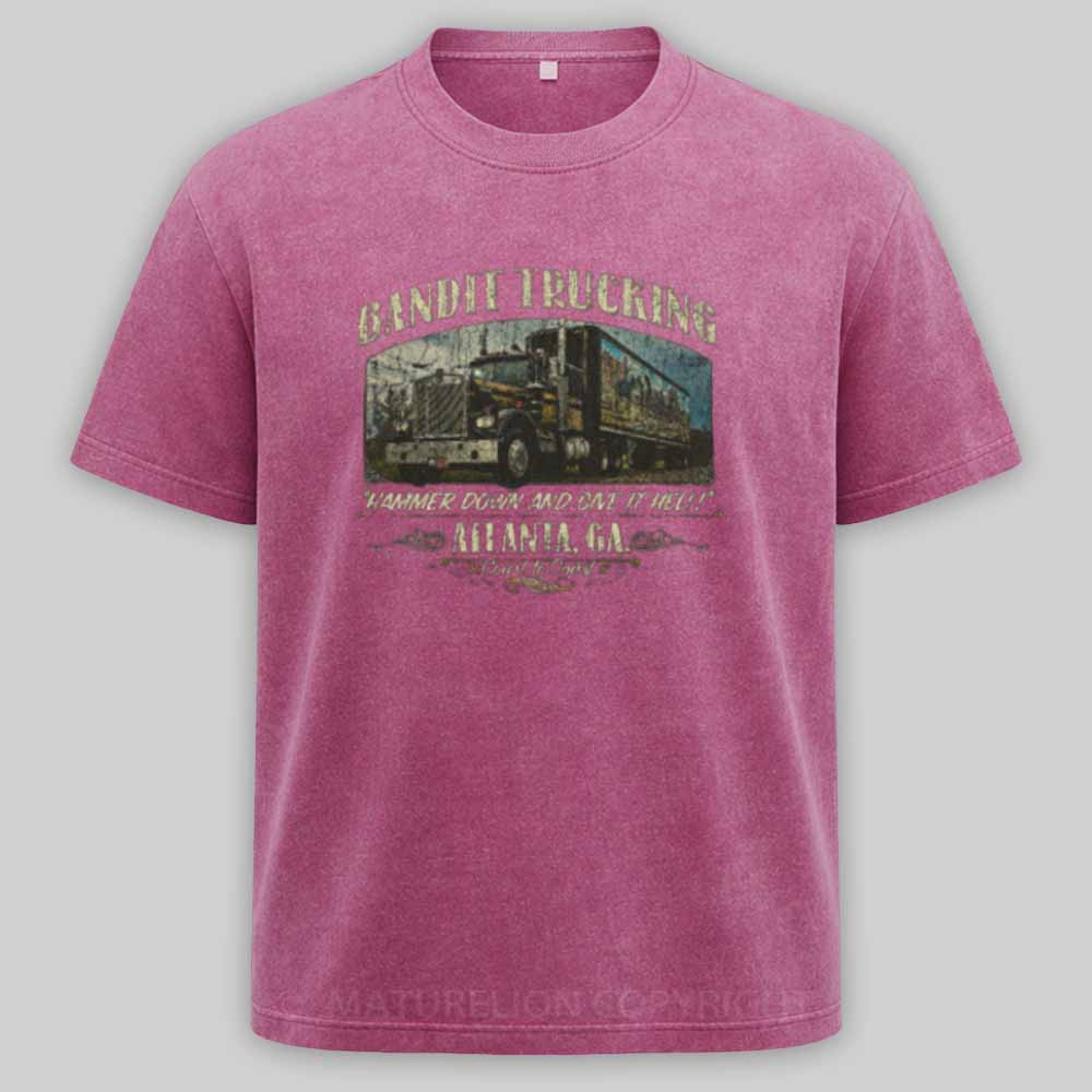 Maturelion Bandit Trucking 1977 Washed T-shirt
