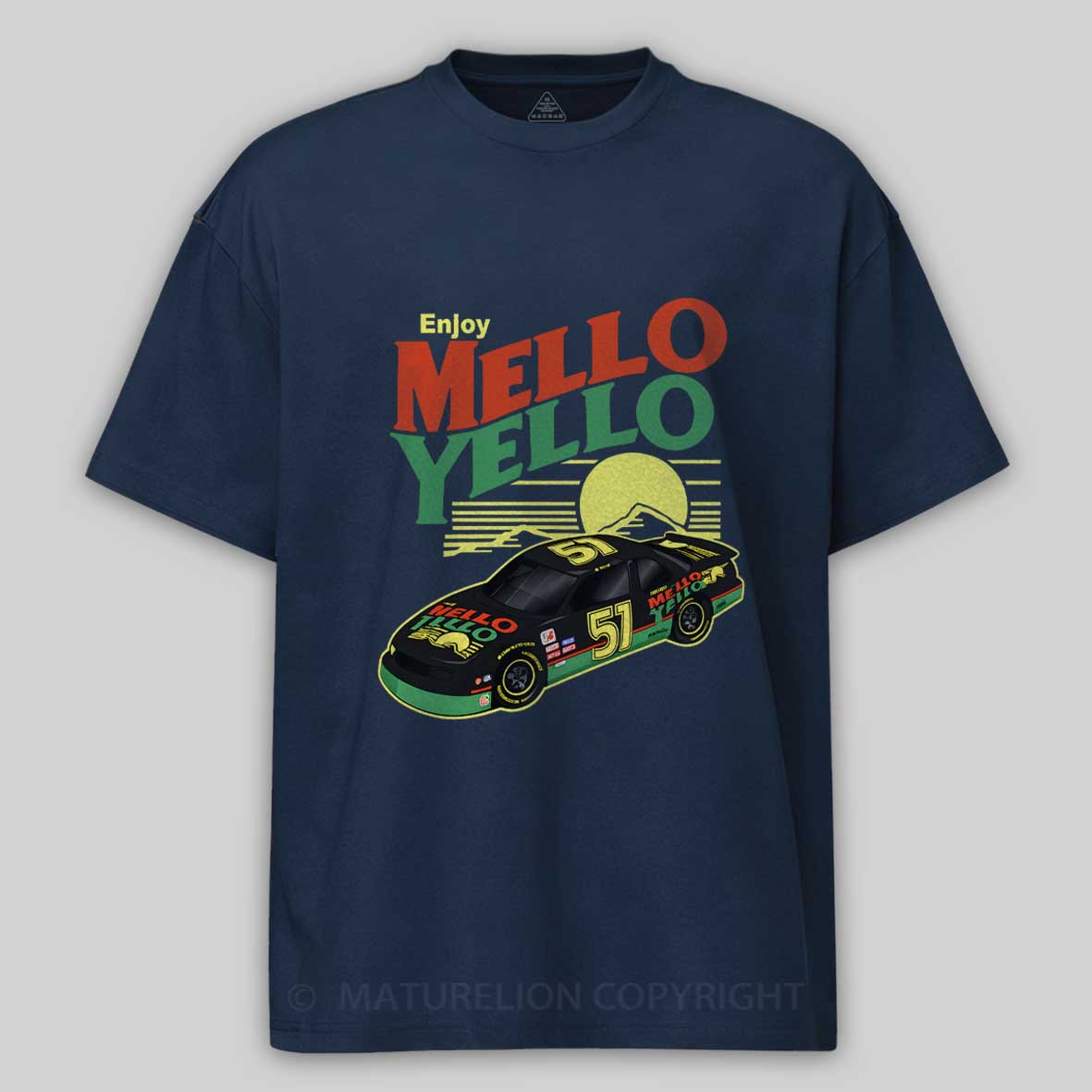 Maturelion Cole Trickle Mello Yello Car Cotton T-shirt