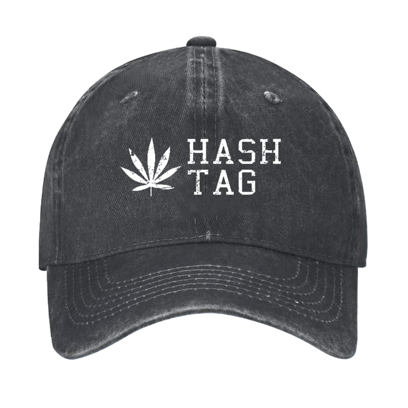 Hash Tag Weed Cannabis Funny Cap-Maturelion
