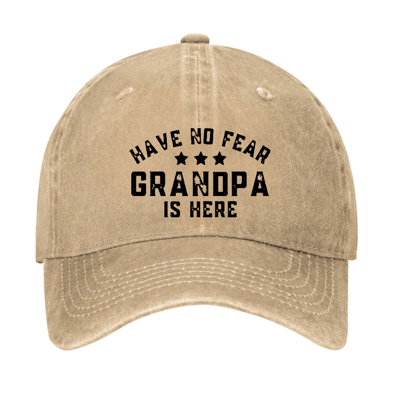 Have No Fear Grandpa Is Here Cap-Maturelion