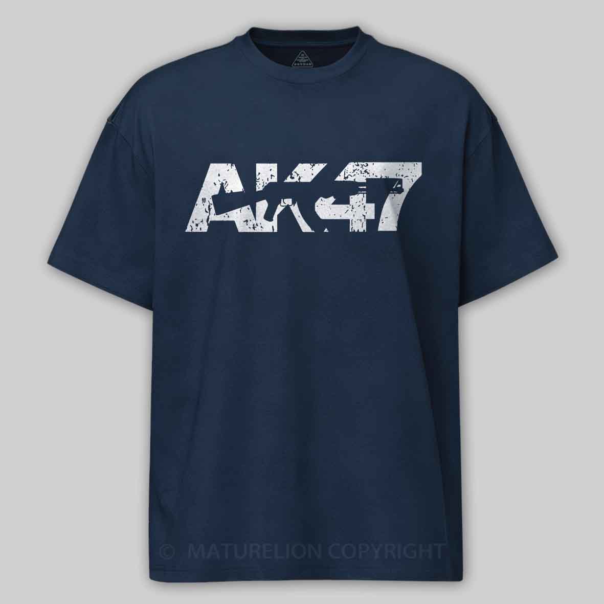 AK47 Gun Graphic Cotton T-shirt