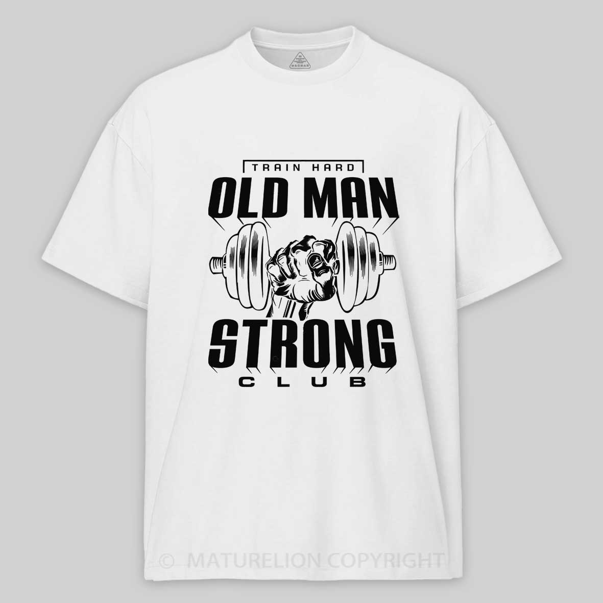 Maturelion OLD MAN STRONG Cotton T-shirt