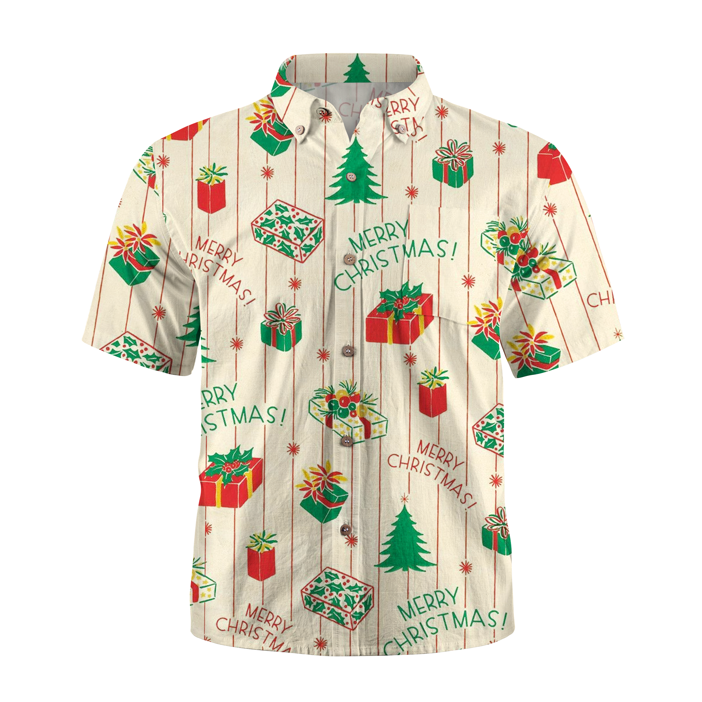 Maturelion Funny Christmas Gift Funny Hawaiian Shirt