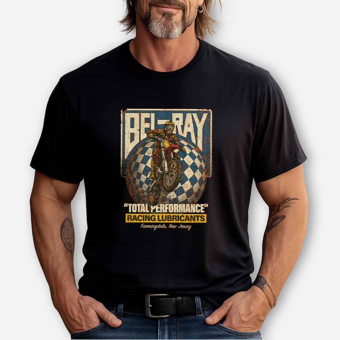 Maturelion Bel-Ray Racing Lubricants 1982 Cotton T-shirt