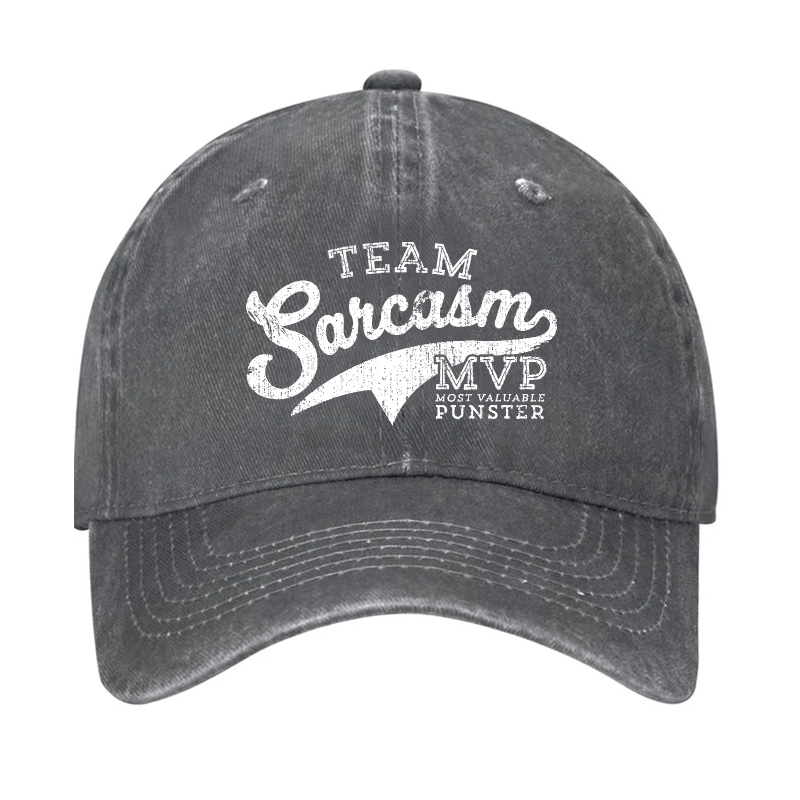 Team Sarcasm Mvp Most Valuable Punster Cap-Maturelion