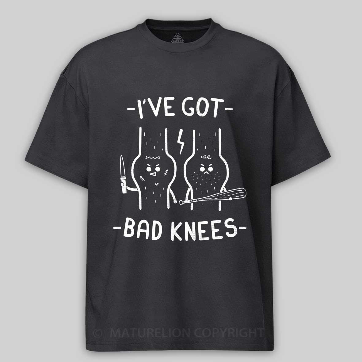 Maturelion Bad Knees Cotton T-shirt