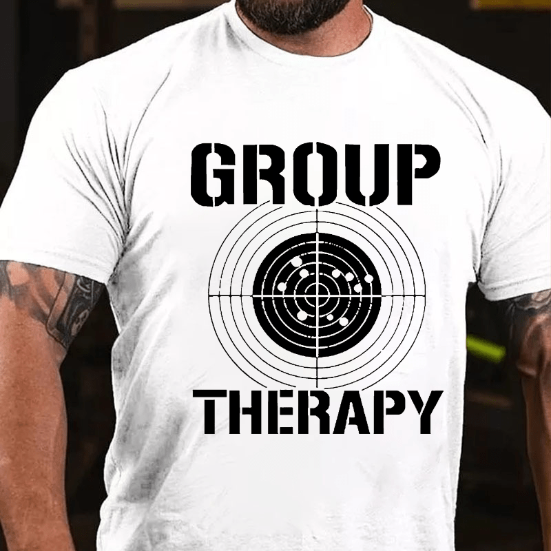 Maturelion Group Therapy Unisex Cotton T-shirt (Free Customization)