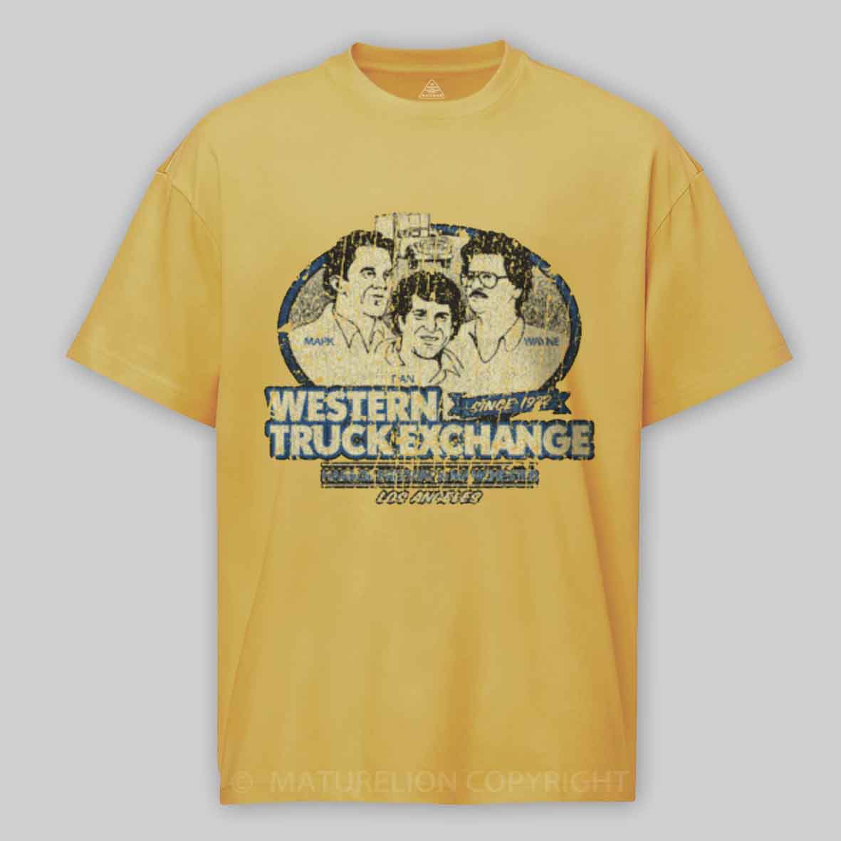 Maturelion Western Truck Exchange Cotton T-shirt