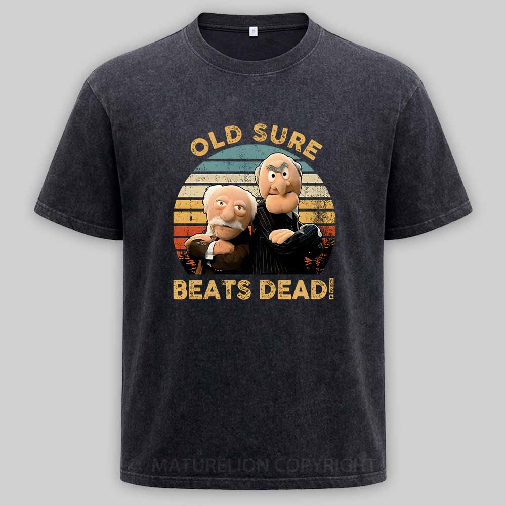 MaturelionOld Retro Vintage 80s Washed T-shirt