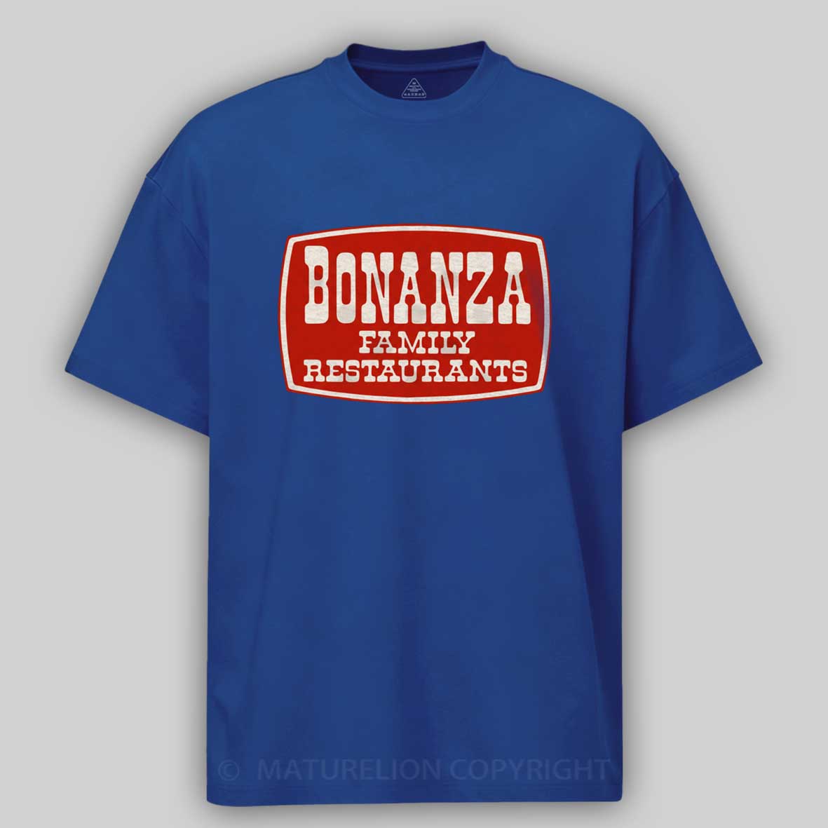 Maturelion Bonanza Family Restaurants Funny Movie T-shirt